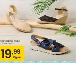 Eroski Sandalias cuña oferta