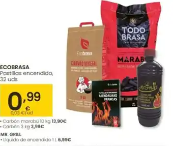 Eroski ECOBRASA Pastillas encendido oferta
