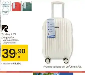 Eroski Trolley ABS pequeño oferta