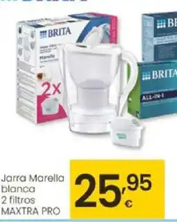 Eroski BRITA Jarra Marella blanca 2 filtros oferta