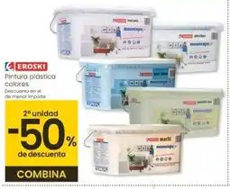 Eroski EROSKI Pintura plástica colores oferta