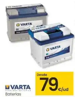 Eroski VARTA Baterias oferta