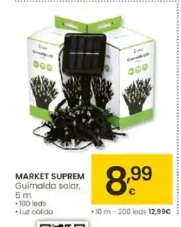 Eroski MARKET SUPREM Guirnalda solar oferta
