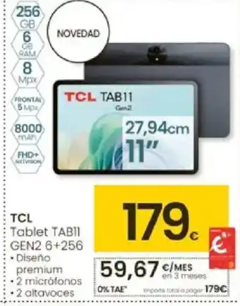 Eroski TCL Tablet TAB11 GEN2 oferta