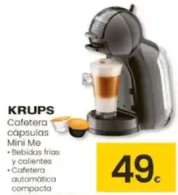Eroski KRUPS Cafetera cápsulas Mini Me oferta