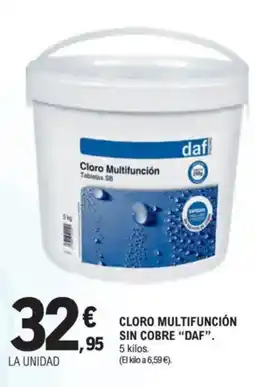 E.Leclerc DAF Cloro multifunción sin cobre oferta