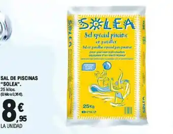 E.Leclerc SOLEA Sal de piscinas oferta