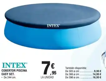 E.Leclerc INTEX Cobertor piscina easy set oferta