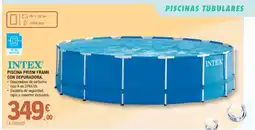 E.Leclerc INTEX Piscina prism frame con depuradora oferta