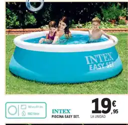 E.Leclerc INTEX Piscina easy set oferta