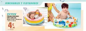 E.Leclerc INTEX Piscina hinchable con 3 anillos oferta