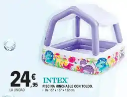E.Leclerc INTEX piscina hinchable con toldo oferta