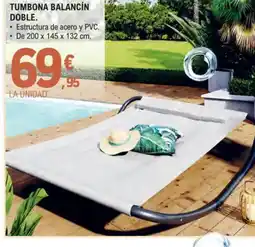E.Leclerc Tumbona balancin doble oferta