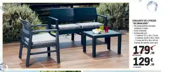 E.Leclerc Conjunto de 4 piezas oferta