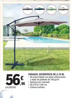 E.Leclerc Parasol excéntrico oferta