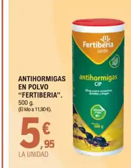 E.Leclerc FERTIBERI Antihormigas en polvo oferta