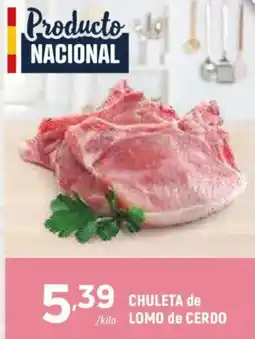 Coviran Chuleta de lomo de cerdo oferta