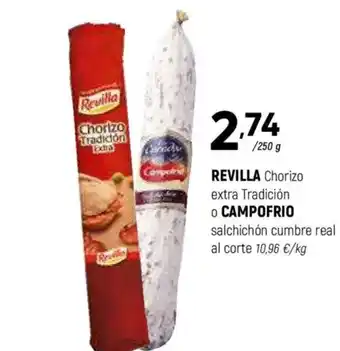Coviran CAMPOFRIO /REVILLA Chorizo extra Tradición oferta