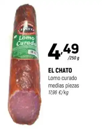 Coviran EL CHATO Lomo curado medias piezas oferta
