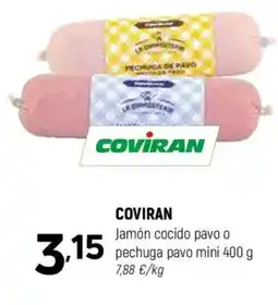 Coviran COVIRAN Jamón cocido pavo o pechuga pavo mini oferta