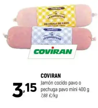 Coviran COVIRAN Jamón cocido pavo o pechuga pavo mini oferta
