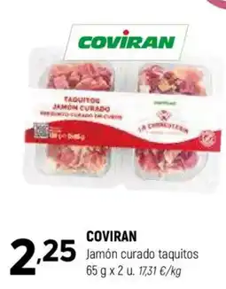 Coviran COVIRAN Jamón curado taquitos oferta