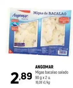 Coviran ANGOMAR Migas bacalao salado oferta