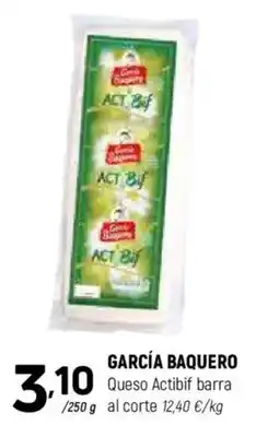 Coviran GARCÍA BAQUERO Queso Actibif barra oferta