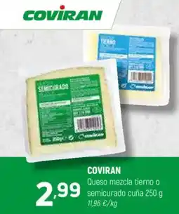 Coviran COVIRAN Queso mezcla tierno o semicurado cuña oferta