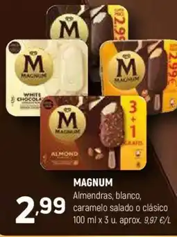 Coviran MAGNUM Almendras, blanco, caramelo salado o clásico oferta