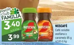 Coviran NESCAFÉ Café soluble avellana o caramelo oferta