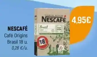 Coviran NESCAFÉ Café Origins Brasil 18 u. oferta