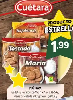 Coviran CUÉTARA Galletas Hojaldrada oferta
