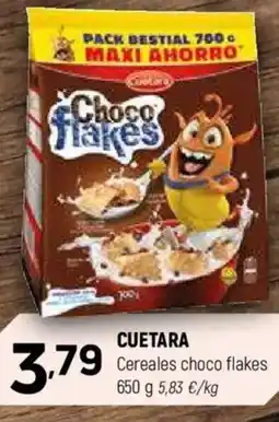 Coviran CUETARA Cereales choco flakes oferta