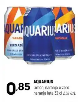 Coviran AQUARIUS Limón, naranja o zero naranja oferta
