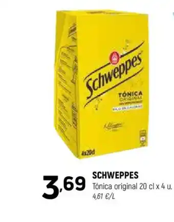Coviran SCHWEPPES Tónica original oferta