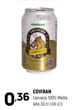 Coviran COVIRAN Cerveza 100% Malta oferta