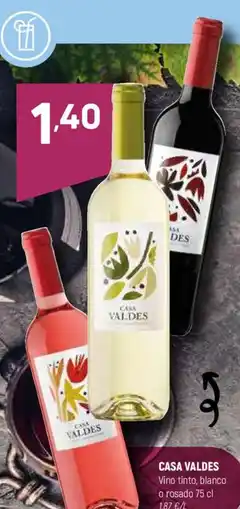 Coviran CASA VALDES Vino tinto, blanco o rosado oferta