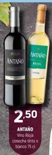 Coviran ANTAÑO Vino Rioja cosecha tinto o blanco oferta