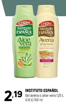 Coviran INSTITUTO ESPAÑOL Gel avena o aloe-vera oferta