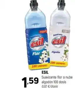 Coviran ESIL Suavizante flor o nube algodón 100 dosis oferta