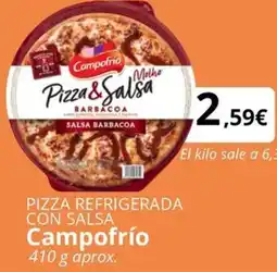 Maskom Supermercados CAMPOFRIO Pizza refrigerada con salsa oferta