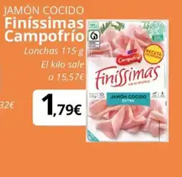 Maskom Supermercados FINISSIMAS CAMPOFRIO Jamon cocido oferta