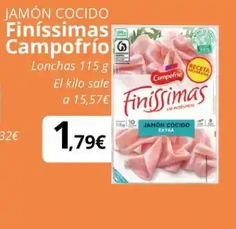 Maskom Supermercados FINISSIMAS CAMPOFRIO Jamon cocido oferta