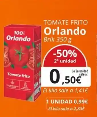 Maskom Supermercados ORLANDO Tomate frito oferta