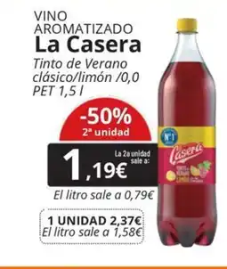 Maskom Supermercados LA CASERA Vino aromatizado oferta