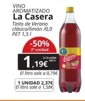 Maskom Supermercados LA CASERA Vino aromatizado oferta
