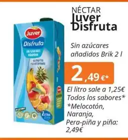 Maskom Supermercados JUVER DISFRUTA Néctar oferta