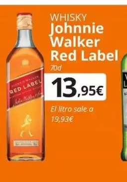 Maskom Supermercados JOHNNIE WALKER RED LABEL Whisky oferta