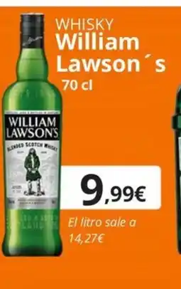 Maskom Supermercados WILLIAM LAWSON'S Whisky oferta
